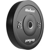 Olimpinis gumuotas svorio diskas BUMPER 25 kg, skylės skersmuo 51 mm, REBEL ACTIVE