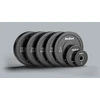 Olimpinis gumuotas svorio diskas BUMPER 20 kg, skylės skersmuo 51 mm, REBEL ACTIVE
