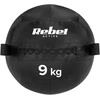 >>Medicininis kamuolys fitneso ir reabilitacijos pratimams, 9kg, REBEL ACTIVE