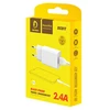 Denmen >>USB sieninis įkroviklis + USB C tipo laidas 2400 mA 12 W