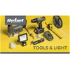 >Rebel Tools ir šviesos reklaminė juosta (200 x 110 cm)