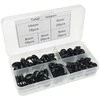 Oem 105 vnt, įvorių rinkinys, 4–10 mm, juodos guminės įvorės