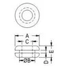 Oem Guminis riebokšlis apvalus 5mm - 10 vnt