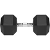 Gumuotas ketaus hantelis HEX 30 kg REBEL ACTIVE