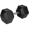 Gumuotas ketaus hantelis HEX 32.5kg REBEL ACTIVE