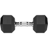 Gumuoti ketaus hanteliai HEX 2x10kg, REBEL ACTIVE