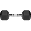 Gumuoti ketaus hanteliai HEX 2x5kg, REBEL ACTIVE