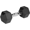Gumuoti ketaus hanteliai HEX 2x8kg, REBEL ACTIVE