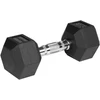 Gumuoti ketaus hanteliai HEX 2x9kg, REBEL ACTIVE