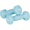 Hantelki HEX ketaus neopreno hantelių rinkinys 30 kg (2x1kg+2x2kg+2x3kg+2x4kg+2x5kg), REBEL ACTIVE