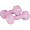 HEX ketaus neopreno hantelių rinkinys 7kg su stovu (2x0.5kg + 2x1 kg + 2x2 kg), REBEL ACTIVE