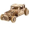 Hot Rod Furious Mouse - mini automobilis - mechaninis surinkimo modelis - fanera - 207 elementai - Ugearsmodels