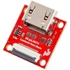 HSTX 22 kontaktų DVI adapteris, skirtas Raspberry Pi 5 / IoT RedBoard RP2350 – SparkFun BOB-28468