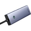 Hub Baseus UltraJoy Series Lite 4 prievadų (C tipo iki USB3.0*4+Type-C 5V) (pilka)
