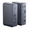 Hub Baseus UnionJoy 17 prievadų (USB-C iki HDMI4K@60Hz*2+DP4K@60Hz*1+USB3.0*3+USB-C3.0*2+USB2.0*2+PD*1+PC*1 + RJ45*1+SD/TF*1+3,5mm*1+DC*1）