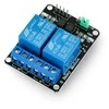 Iduino relės modulis 2 kanalai su optoizoliacija - 10A / 250VAC kontaktai - 5V