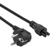 IEC C5/IEC C7 maitinimo laidas su dobilo lapo formos išvestimi - 3 m juodas - Akyga AK-NB-10A