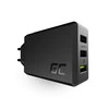 Green Cell Žalias Cell GREENCELL ChargeSource 3 3xUSB 30W sieninis adapteris Ultra Charge ir Smart Charge