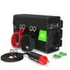 Green Cell Žalias Cell Inverteris 12V/230V 300W/600W sinusinė išėjimo įtampa Žalias Cell su USB