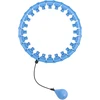 Smart Hula Hop liekninamasis lankas su kniedėmis ir svarmenimis, 50 cm, mėlynas, REBEL ACTIVE