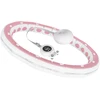 Smart Išmanusis hula hoop liekninamasis ratas su skaitikliu, smeigtukais ir svarmenimis, 50 cm, rožinis, REBEL ACTIVE