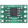 ISO1640 I2C izoliatoriaus modulis iš viršaus
