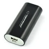 Power Bank Esperanza Hadron EMP105K (4400mAh; microUSB, USB 2.0; spalva juoda)