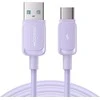 Joyroom Kabelis S-AC027A14 USB į USB C / 3A/ 1.2 m (violetinė)