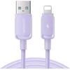 Joyroom Laidas S-AL012A14 2.4A USB į Lightning / 2.4A / 1.2m (violetinis)
