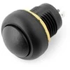 Oem Jungiklis ON-OFF su fiksacija 12mm - 5A/250V- apvalus - juodas