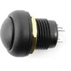 Oem Jungiklis ON-OFF su fiksacija 12mm - 5A/250V- apvalus - juodas