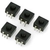 Oem Jungiklis su fiksacija ON-OFF PB-12A-3, apvalus 30V/1A - juodas - 5 vnt.