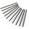 Jungtis auksinio kaiščio 1x40 kampinė 2.54mm rastro - juoda - 10 vnt - justPi