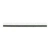 Jungtis auksinio kaiščio 1x40 kampinė 2.54mm rastro - juoda - 10 vnt - justPi