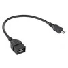 Cabletech Jungtis OTG iš mini USB kištuko į USB Lizdą 20cm