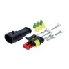 Złącze Oem Superseal 2-PIN jungtis pilna - kištukas + 2PIN lizdas - hermetiška jungtis