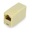 Oem Jungtis tinklo laidams RJ45/8P8C - smėlio spalvos - 5 vnt