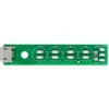 Juosta 4xLED USB 5V su maitinimo jungikliu - Kitronik 2176