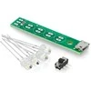 Juosta 4xLED USB 5V su maitinimo jungikliu - Kitronik 2176