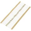 JustPi THT CF anglies rezistorius 1/4W 0Ω - 30 vnt