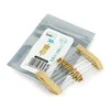 JustPi THT CF anglies rezistorius 1/4W 330kΩ - 30 vnt