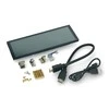 Jutiklinis ekranas, talpinis LCD IPS 7.9" 400x1280px HDMI + USB, skirtas Raspberry Pi, Waveshare 17916