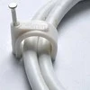 Oem Kabelio laikiklis su vinimi 4mm - 100 vnt, - Baltas - Laido laikiklis