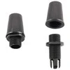 Oem Kabelio užraktas su sriegiu - juodas - skirtas 6.5 mm kabeliui - Kabelio spaustukas - 10 vnt