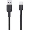 Kabelis Aukey CB-NAC1 USB-A į USB-C 1m (juodas)