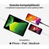 Green Cell Žalias Cell Kabelis Baltas USB-C – Lightning MFi 1m per Apple iPhone Žalias Cell PowerStream, su greitu Power Delivery įkrovimu