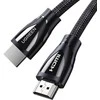 Kabelis HDMI-HDMI kištukai 2m (HDMI 2.1 8K@60Hz 48Gbps) juodas su nailoniniu šarvu HD140 UGREEN