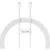 Greito įkrovimo laidas USB-C arba USB-C Baseus Superior 2 100W 2m (baltas)