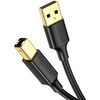 Kabelis USB A kištukas - B kištukas spausdintuvui 3m juodas US135 UGREEN