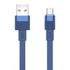 Kabelis USB-C Remax Flushing, 2.4A, 1m (mėlynas)